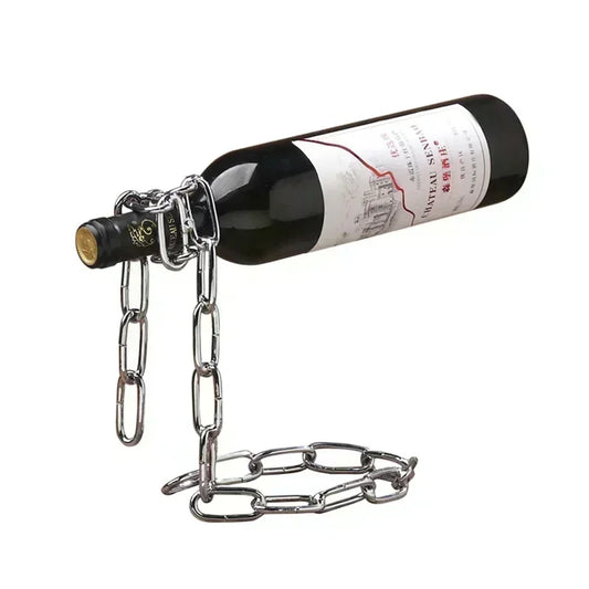 Magical Suspension Chain for Wine Bottles